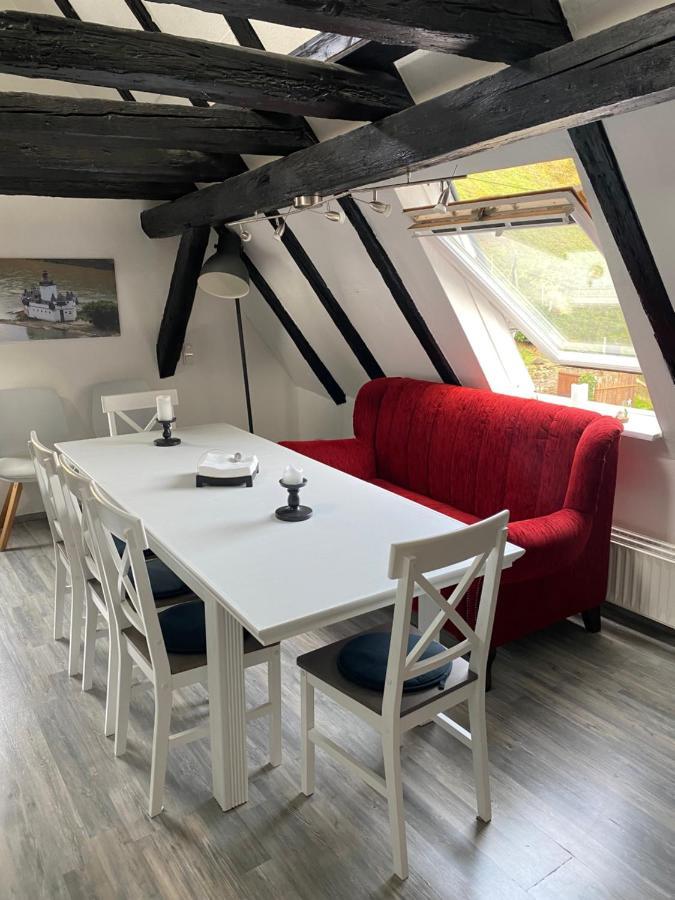 Schoene Ferienwohnung Altes Gebaelk Fachwerkhaus Бахарах Екстер'єр фото